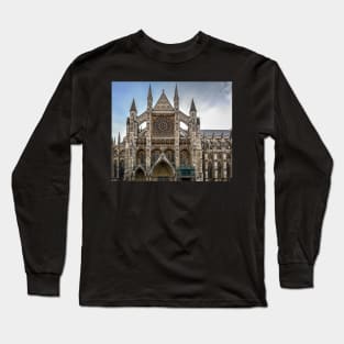 Westminster Abbey facade Long Sleeve T-Shirt